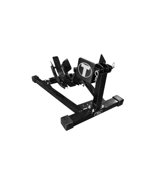 Titan Bulldog Moto Cradle Wheel Chock - Black