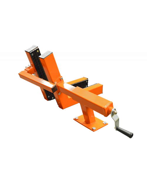 Titan Rubber Padded Front Wheel Vise - Orange